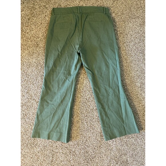 J.Crew Teddie Wide Leg Capris Size 8 Pale Green - Picture 9 of 10